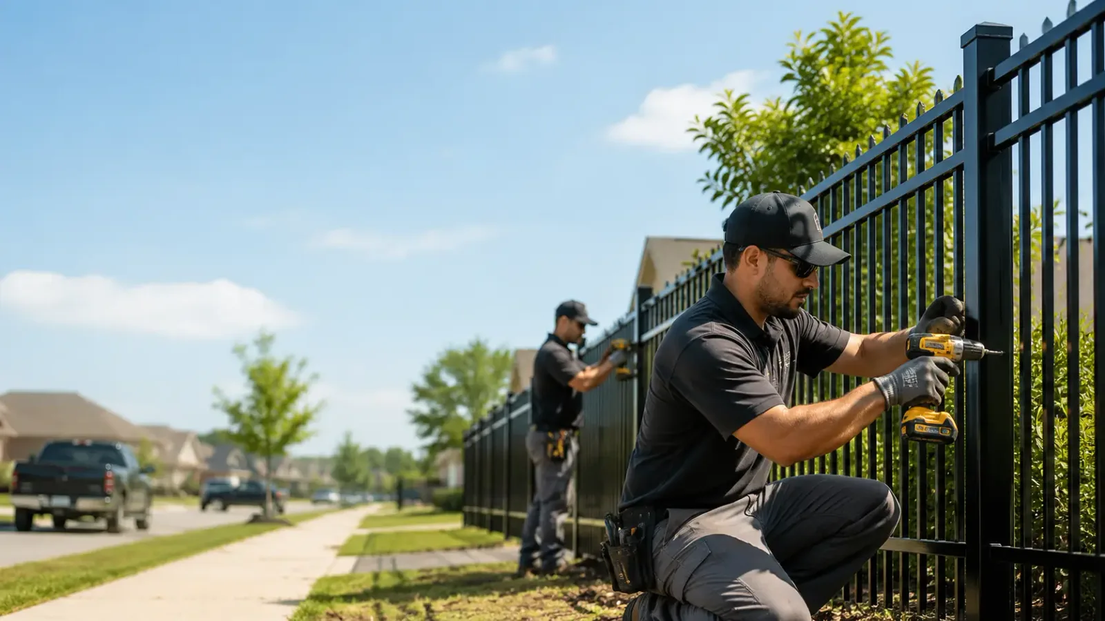 Metal Fence Installation in Newington, GA